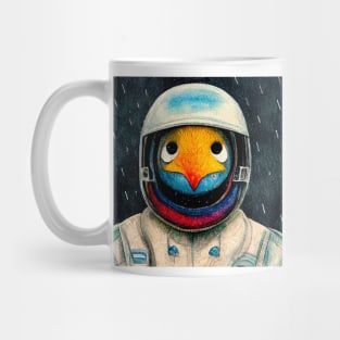 Bird astronaut Mug